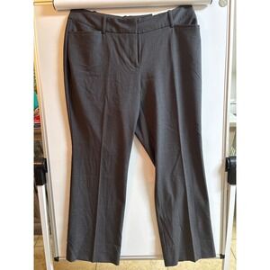 Liz Claiborne NWT size 10 petite gray Audra Curvy trouser mid rise dress pants‎